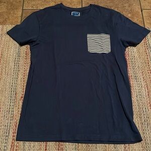 J.Crew Navy and White Shirt size slim small